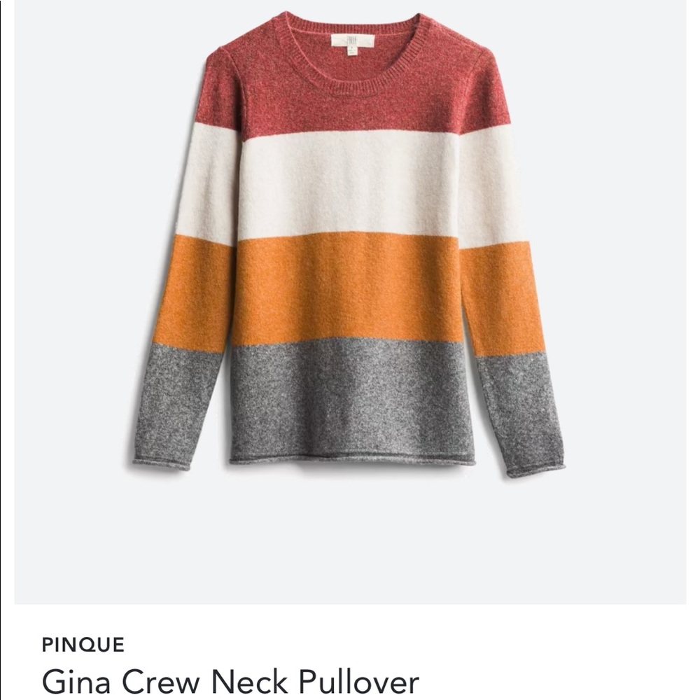 Pinque color block sweater
